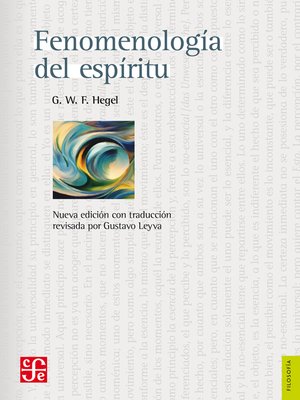 cover image of Fenomenología del espíritu
